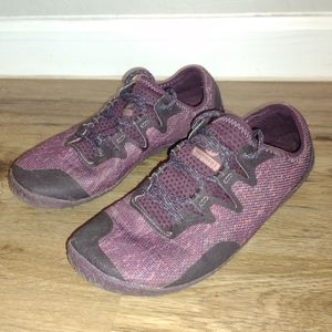 Merrell Vapor Glove 5 Barefoot Running Shoes Vibram Sole Purple  Womens 8.5